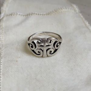 James Avery Scroll Cross Ring